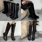 Женские сапоги, полусапожки натуральная кожа, замша! Быстрая отправка