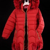 Куртка для дівчинки, зимова, тепла і якісна модель